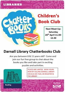 📖📖ChatterBooks Club - Darnall Library 📖📖