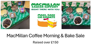MacMillan Cake Sale Total