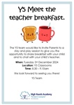 Y5 Meet The Teacher Breakfast