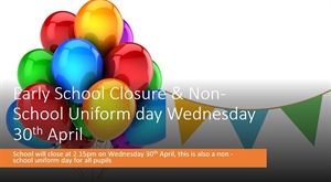 Early School Closure For International Fair - 30th April