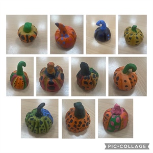 🌟🎃Y4 Pumpkin Painting 🌟🎃