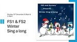 FS2 and Nursery Winter Sing-a-Long!