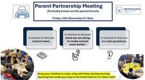 **🙋‍♀️ Parent Partnership Meeting 🙋‍♂️**