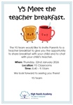 🥯🥯Y5 Meet The Teacher Breakfast 🥯🥯
