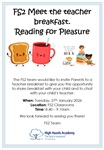 🥯🥯FS2 Meet The Teacher Breakfast - Reading For Pleasure🥯🥯