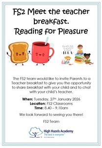 🥯🥯FS2 Meet The Teacher Breakfast - Reading For Pleasure🥯🥯