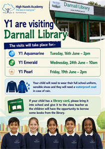 Y1 Darnall Library Visit