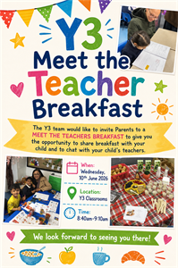 🥯🥯Y3 Meet The Teacher Breakfast 🥯🥯