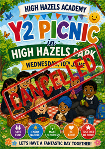 **CANCELLED Y2 Picnic in the Park Update**