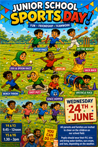 🌟 Junior School Sports Day (Y3 - Y6)🌟