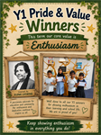 Roll Call - See Our Y1 Award Winners This Week............