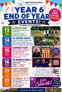 🌟 **Y6 End Of Year Events** 🌟