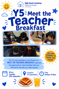 Y5 Meet The Teacher Breakfast