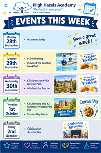 🌟 Events Next Week! 🌟
