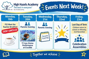 🌟 Events Next Week! 🌟