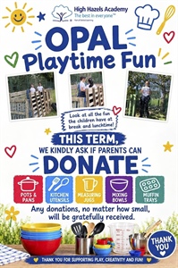 OPAL Playtime Donations Alert!
